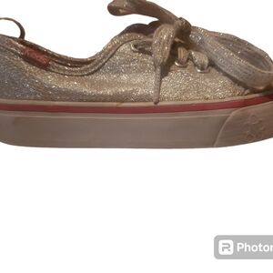 Keds silver sparkle shoes size 11.5